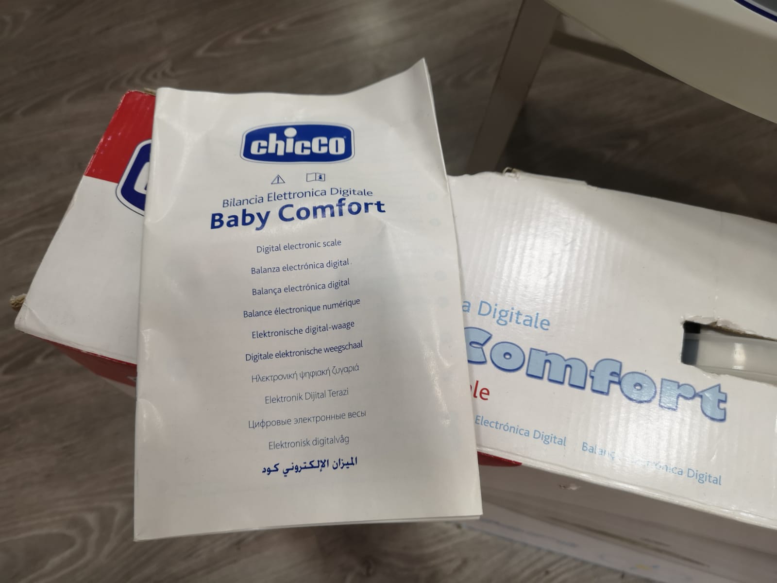 Bilancia Chicco Baby Confort istruzioni 